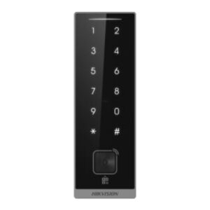 DS-K1105EDKB-QR — Считыватель бесконтактных карт и меток с кодонаборно…