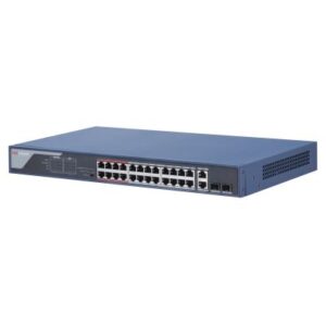 Hikvision DS-3E0326P-E/M(C) Коммутатор 24-портовый неуправляемый PoE