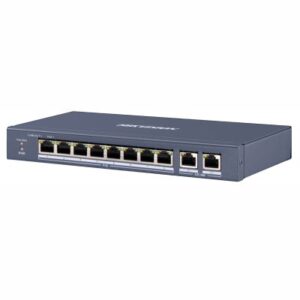 Hikvision DS-3E0310P-E/M(B) Коммутатор 8-портовый неуправляемый PoE